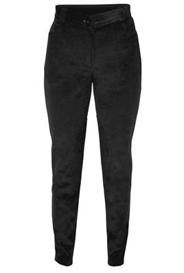 Culotte Vènerie Femme demi-saumur velours Noir