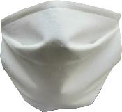 Masque Barrière Tissu Blanc - Catégorie 1