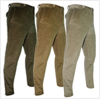 Fuseaux velours Homme