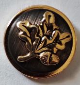 Bouton 15 Feuille Chêne avec Gland