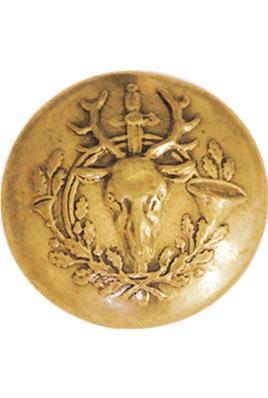 Bouton Cerf Saint Hubert