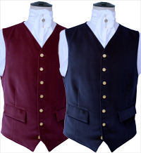Gilet de venerie velours ras en prt  porter pour homme