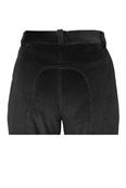Culotte Vènerie Femme demi-saumur velours Noir
